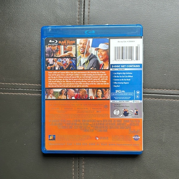 Just Wright Movie Queen Latifah Romance Two Disc Set Blu-Ray Digital - Picture 2 of 3